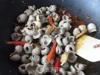 Make Spicy chicken belly step 8