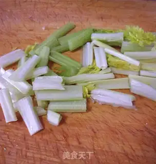 Make Soy sauce and celery step 1