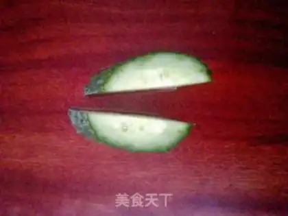 Make An orange cucumber dish step 3