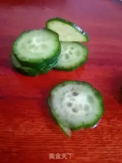 Make An orange cucumber dish step 6