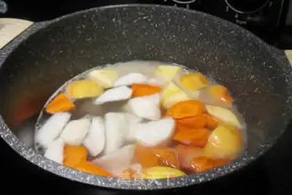 Make Carrot radish soup step 7
