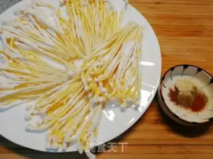 Make Cream of golden mushrooms step 5