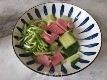 Make Egg cucumber step 1