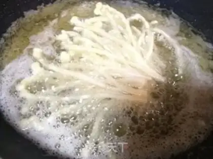 Make Cream of golden mushrooms step 6