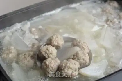 Make radish meatball soup step 9