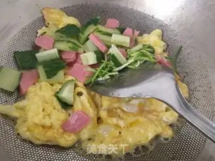 Make Egg cucumber step 3