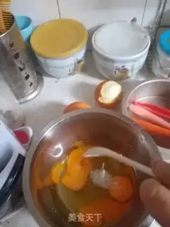 Make Orange apple pie step 1