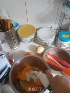 Make Orange apple pie step 2