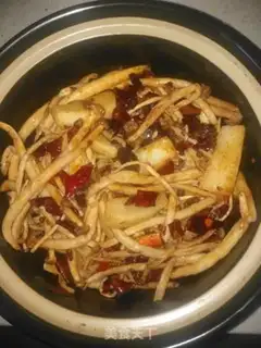 Make Spicy pan shrimp step 18