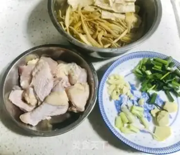 Make Chicken mackerel step 1