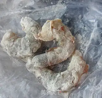 Make Banana mustard shrimp step 1