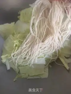 Make Cow-gum noodles step 4