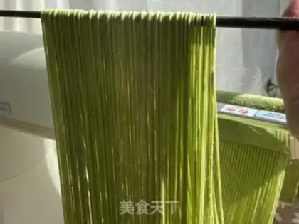 Make Home-made coloured noodles step 9
