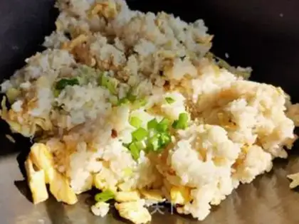 Make Sausage eggs and onions step 12