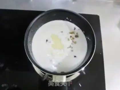 Make Milk red bean soup step 5
