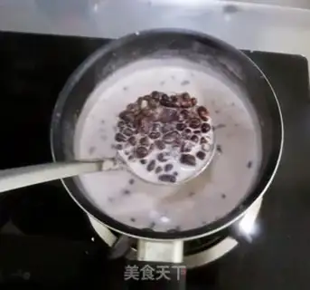 Make Milk red bean soup step 7