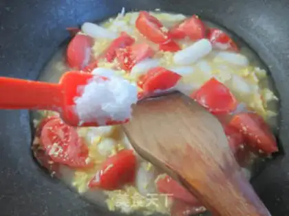 Make Duck egg tomato cheesecake step 6