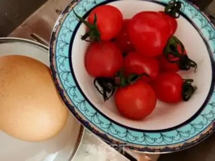 Make Vegetable egg salad step 0
