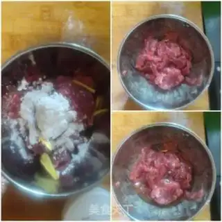 Make Cream beef fried rice powder step 2