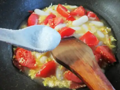Make Duck egg tomato cheesecake step 7