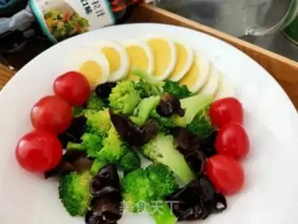 Make Vegetable egg salad step 8