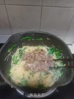 Make Cream beef fried rice powder step 11