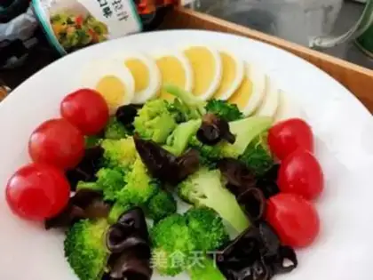 Make Vegetable egg salad step 10