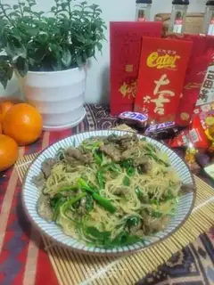 Make Cream beef fried rice powder step 13
