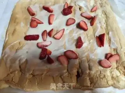 Make Strawberry roll step 14