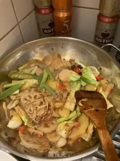 Make Family version of the Manzhou fish step 19
