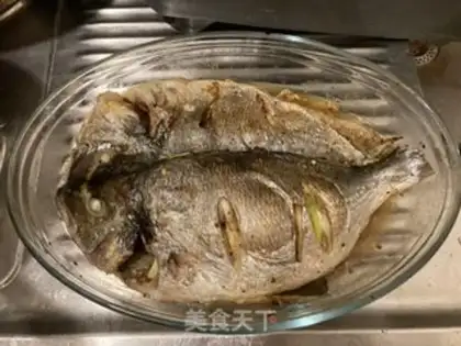Make Family version of the Manzhou fish step 21