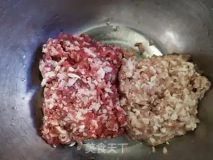 Make Double beef dumplings step 3