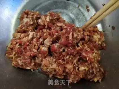 Make Double beef dumplings step 5