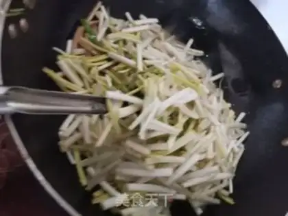 Make Garlic soy dry step 1