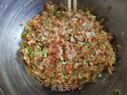 Make Double beef dumplings step 9