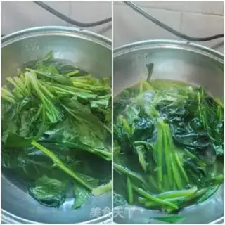 Make Cream onion souffle spinach step 2