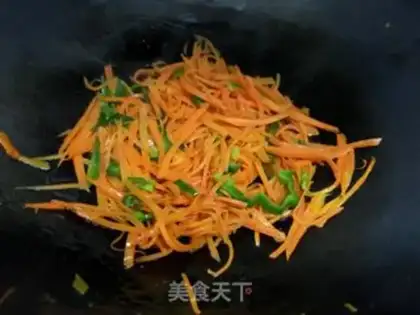 Make Carrot with peppers step 7