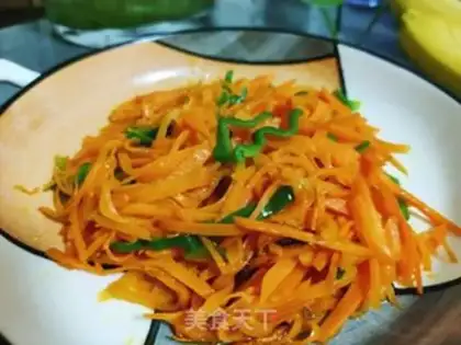 Make Carrot with peppers step 8