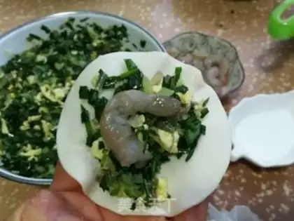 Make Shrimp omelet egg dumpling step 8