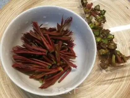 Make Red pine and tofu step 1