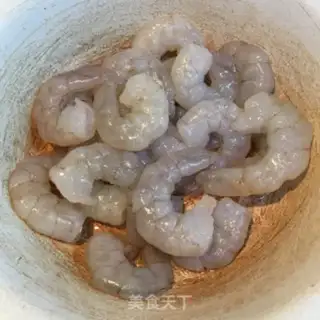 Make Peas and shrimp step 0