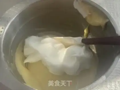 Make Black sesame cream waffles step 5