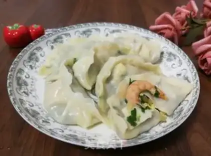 Make Shrimp omelet egg dumpling step 11