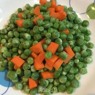 Make Peas and shrimp step 2