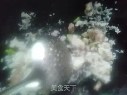 Make Five flowers for fried rice step 3