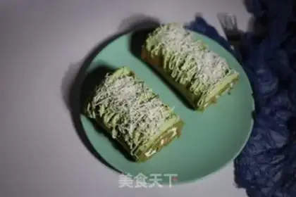 Make Coconut with tea cake rolls step 17