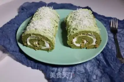 Make Coconut with tea cake rolls step 18