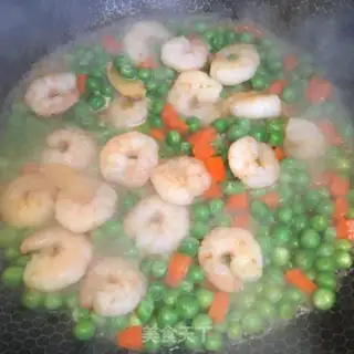 Make Peas and shrimp step 5