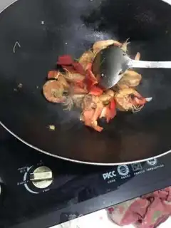 Make Spicy shrimp step 3