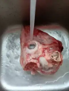 Make Soy lamb head step 0